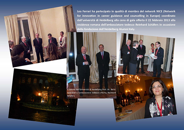 Lea Ferrari all'ambasciat tedesca a Roma